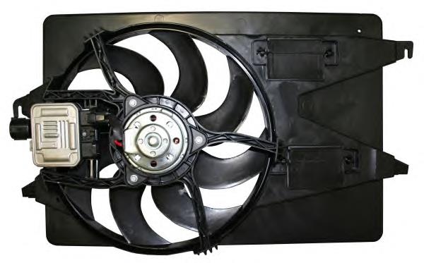 1137328081 Volvo Difusor do radiador de esfriamento, montado com motor e roda de aletas