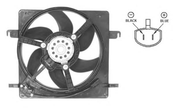 Difusor do radiador de esfriamento, montado com motor e roda de aletas ERA 352022 preço, a partir de 68,22 USD