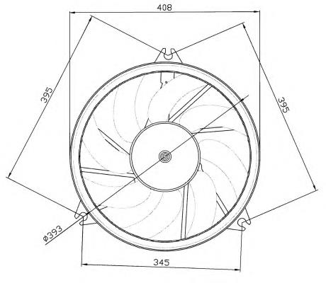 Compre 9637193980 Peugeot/Citroen Ventilador elétrico de esfriamento montado (motor + roda de aletas)