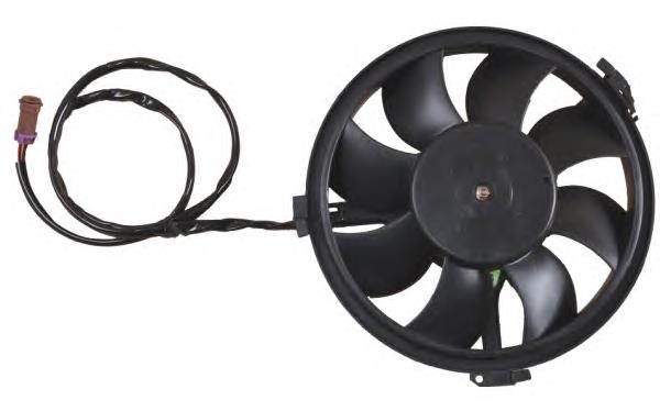Ventilador elétrico de esfriamento montado (motor + roda de aletas) 1011638 Ford