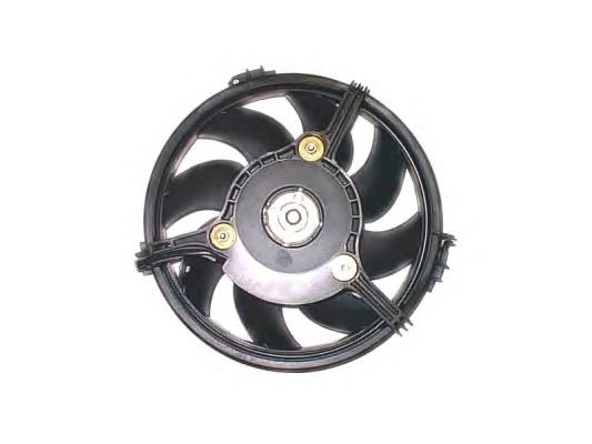 47207 NRF Ventilador elétrico de esfriamento montado (motor + roda de aletas)