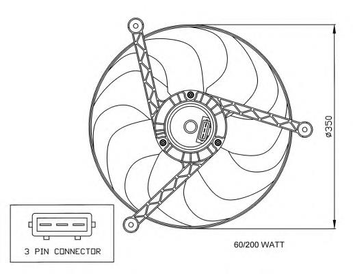 Compre 6N0121209M VAG Ventilador elétrico de esfriamento montado (motor + roda de aletas)