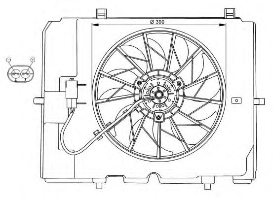 Difusor do radiador de esfriamento, montado com motor e roda de aletas Mercedes A0015001993 preço, a partir de 201,91 USD