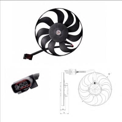 Compre 47392 NRF Ventilador (roda de aletas) do radiador de esfriamento