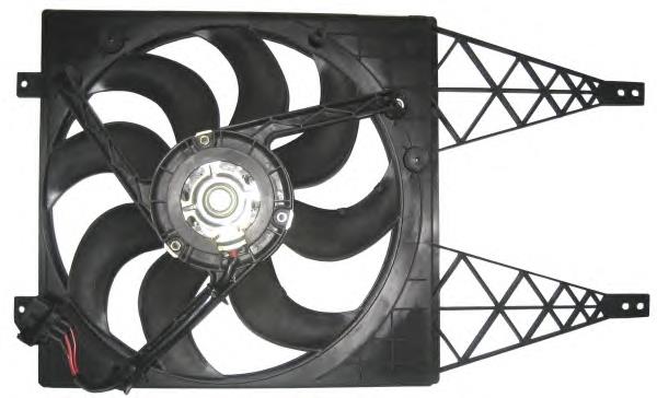 953323W1 Polcar Ventilador elétrico de aparelho de ar condicionado montado (motor + roda de aletas)