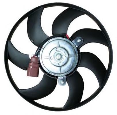 Ventilador elétrico de esfriamento montado (motor + roda de aletas) direito 47388 NRF