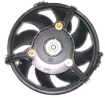 Ventilador elétrico de esfriamento montado (motor + roda de aletas) 8D0959455J VAG