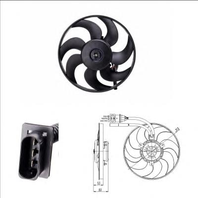 Compre 6K0959455L VAG Ventilador (roda de aletas) do radiador de esfriamento