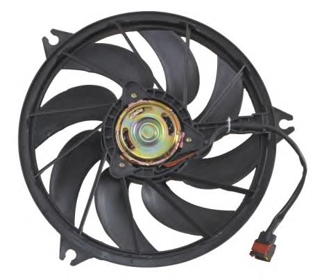 Ventilador elétrico de esfriamento montado (motor + roda de aletas) Peugeot/Citroen 125487