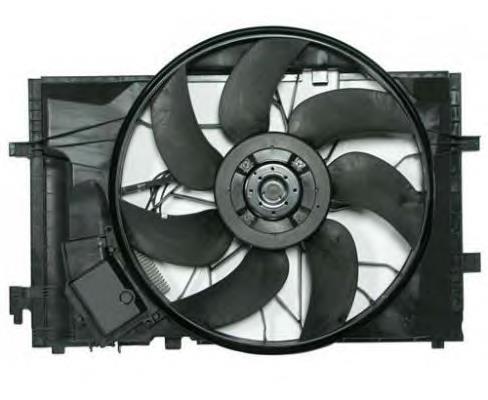A2035000293KZ Mercedes Difusor do radiador de esfriamento, montado com motor e roda de aletas