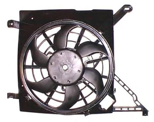 47309 NRF Difusor do radiador de esfriamento, montado com motor e roda de aletas