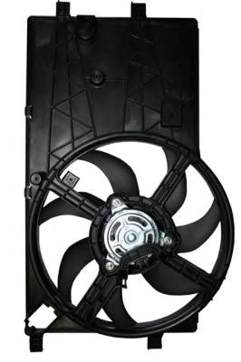 47353 NRF Difusor do radiador de esfriamento, montado com motor e roda de aletas