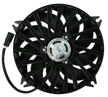 Ventilador elétrico de esfriamento montado (motor + roda de aletas) esquerdo 1253K1 Peugeot/Citroen