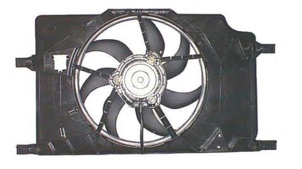 47364 NRF Ventilador elétrico de esfriamento montado (motor + roda de aletas)