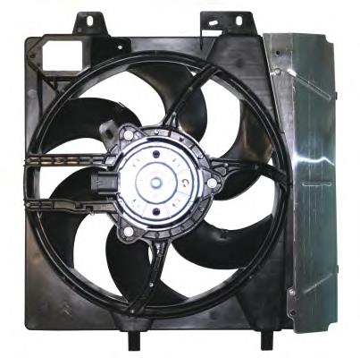 Compre 965380408001 Peugeot/Citroen Difusor do radiador de esfriamento, montado com motor e roda de aletas