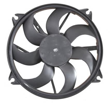 Ventilador elétrico de esfriamento montado (motor + roda de aletas) Maxgear AC259285