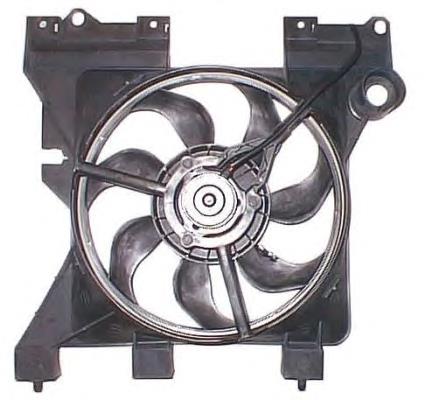 Difusor do radiador de esfriamento, montado com motor e roda de aletas 47349 NRF