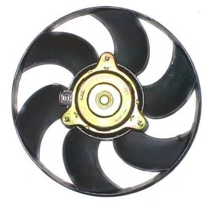 125365 Peugeot/Citroen Ventilador elétrico de esfriamento montado (motor + roda de aletas)