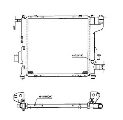 50569 NRF Radiador de esfriamento de motor