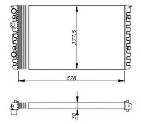 Compre 850984P VAG Radiador de esfriamento de motor