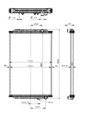 Radiador de esfriamento de motor VALEO 733523 preço, a partir de 454,51 USD