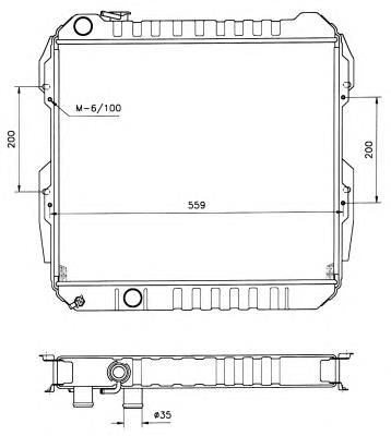 Radiador de esfriamento de motor Toyota 1640035350 preço, a partir de 127,38 USD