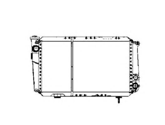 507343 NRF Radiador de esfriamento de motor