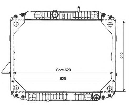 Radiador de esfriamento de motor Thermotec D7ME019TT preço, a partir de 259,55 USD