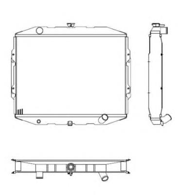 Radiador de esfriamento de motor Hyundai/Kia HR171511 preço, a partir de 108,54 USD