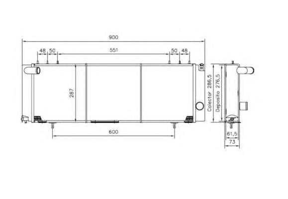Radiador de esfriamento de motor Chrysler 52029100 preço, a partir de 136,07 USD