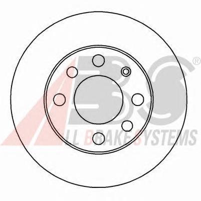 Disco do freio dianteiro Opel 90086193
