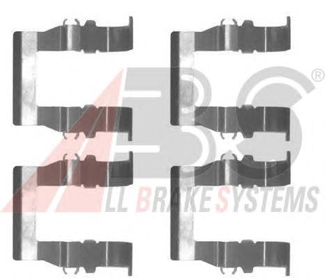 1987474321 Bosch Kit de molas de fixação de sapatas de disco dianteiras