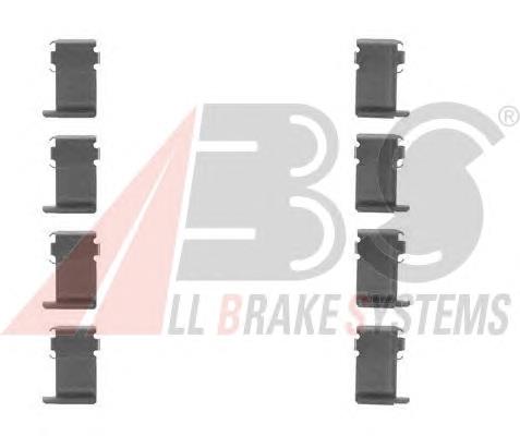 Kit de molas de fixação de sapatas de disco dianteiras MR389605 Mitsubishi
