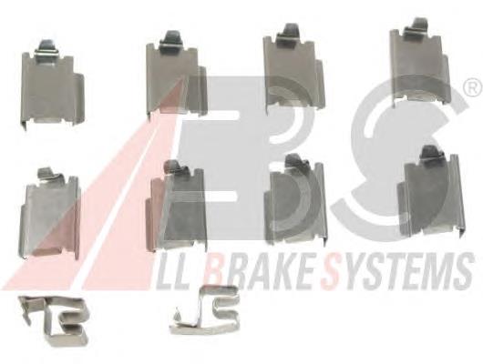 00K68003705AA Chrysler Kit de molas de fixação de sapatas de disco dianteiras