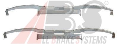 Kit de molas de fixação de sapatas de disco dianteiras Mercedes A000421599164