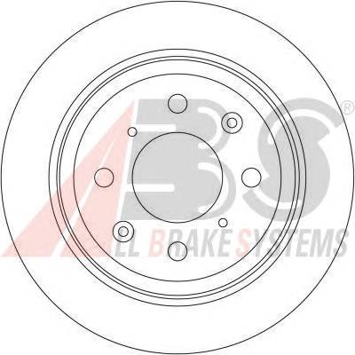 Disco do freio traseiro DP409C Japan Parts