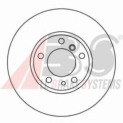 Disco do freio dianteiro 34116757757 BMW