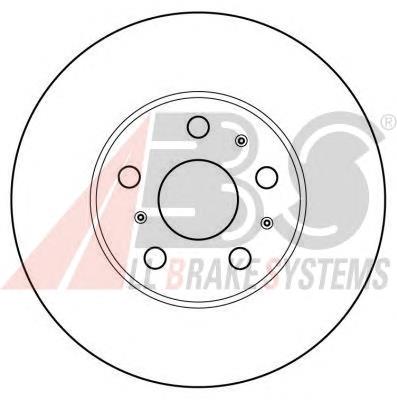 Disco do freio dianteiro 4351232120 Toyota
