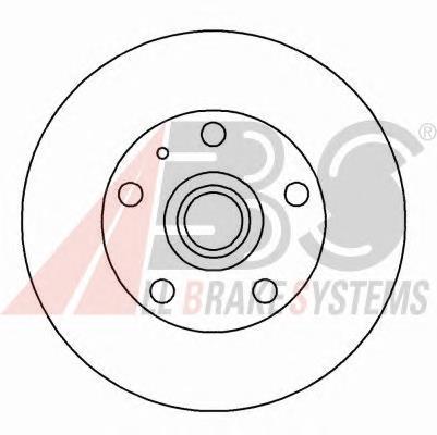 Disco do freio dianteiro 09477714 Brembo