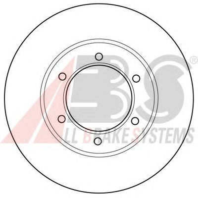 Disco do freio dianteiro 4351235270 Toyota