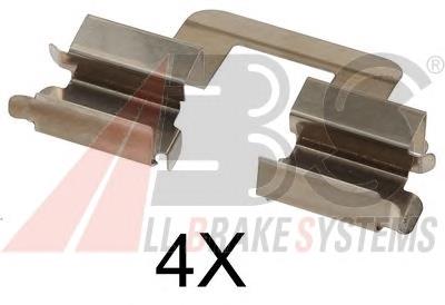Kit de molas de fixação de sapatas de disco traseiras VAG 1K0615231 preço, a partir de 6,75 USD