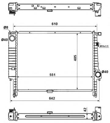 Compre 2227281 BMW Radiador de esfriamento de motor