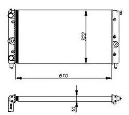 Compre 7691274 Fiat/Alfa/Lancia Radiador de esfriamento de motor
