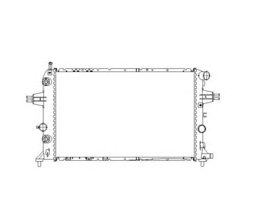 Radiador de esfriamento de motor Opel 1300407 preço, a partir de 107,03 USD