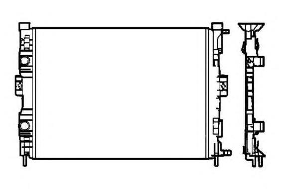 Radiador de esfriamento de motor Renault (RVI) 8200115541D preço, a partir de 101,85 USD