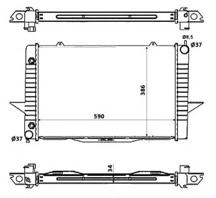 Radiador de esfriamento de motor Volvo 8603767 preço, a partir de 108,34 USD