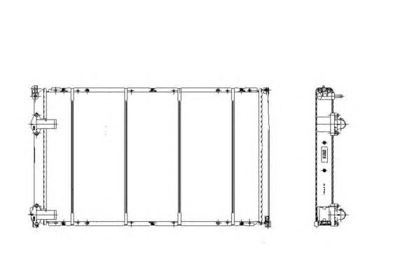 Radiador de esfriamento de motor Renault (RVI) 7701046209 preço, a partir de 168,87 USD