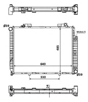 Radiador de esfriamento de motor Mercedes A2105006503 preço, a partir de 191,78 USD