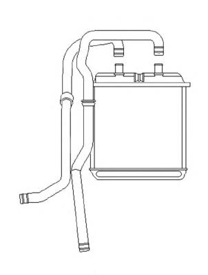 Radiador de forno (de aquecedor) 73472 Asam