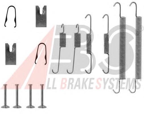 Kit de montagem das sapatas traseiras de tambor 0494205020 Toyota
